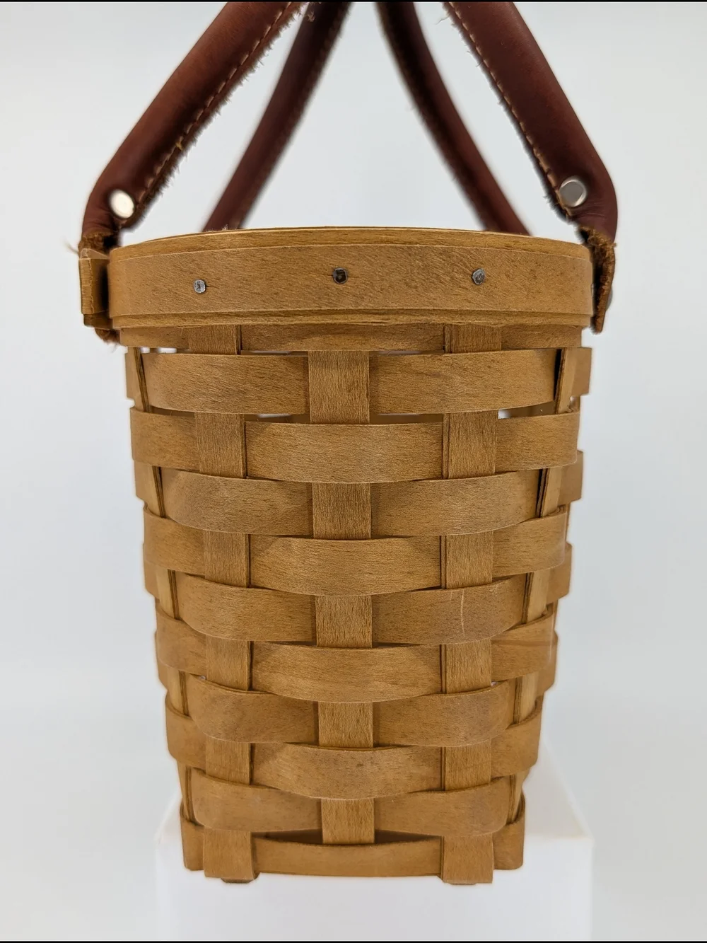 Longaberger Small Boardwalk Tote/Purse Basket, Old Glory Flag Liner & Protector